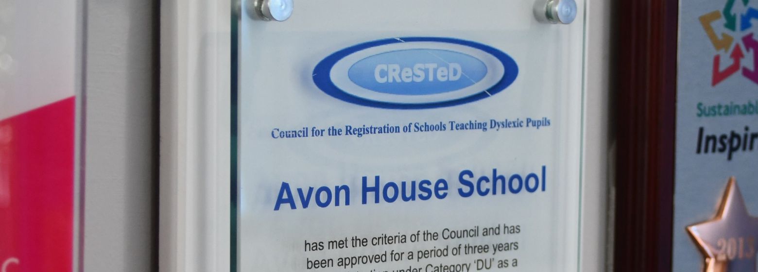 Avon House School Certification on Wall