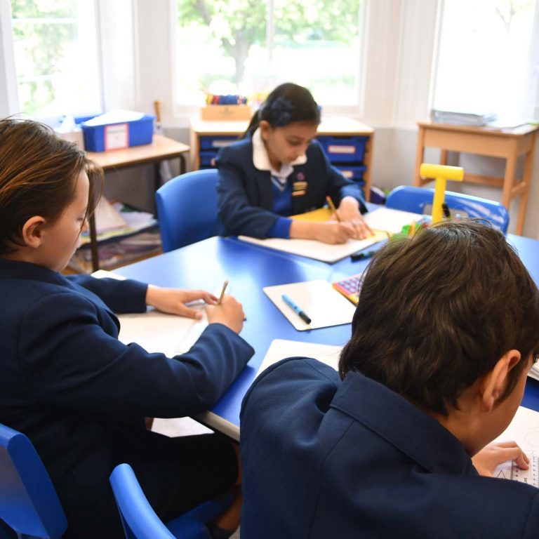 students in classroom