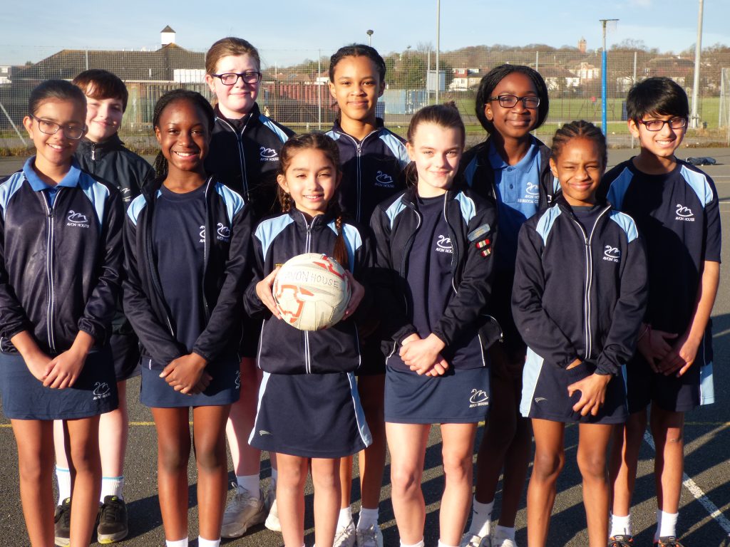 Students at the London North Netball Tournament