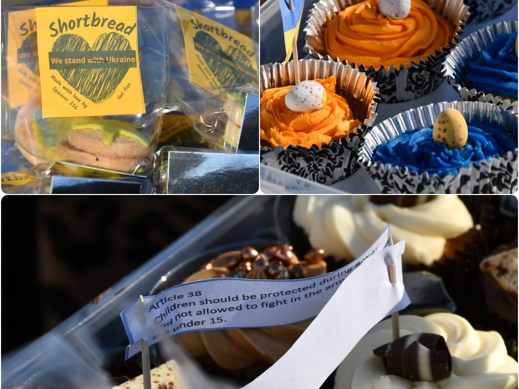 Cakes at our local Bake Sale