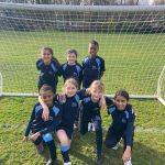 group of students in the football goals