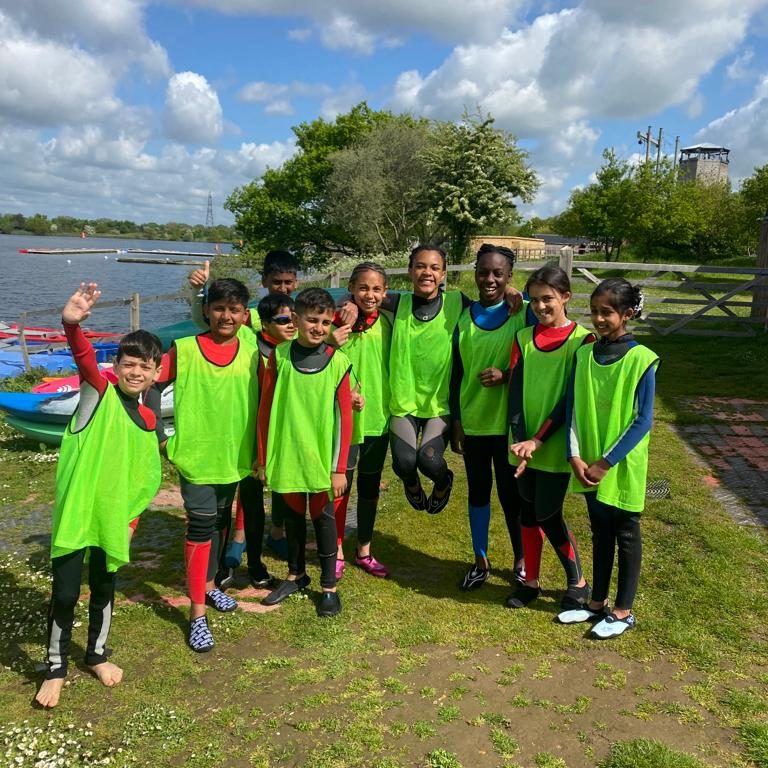 Students in sailing gear