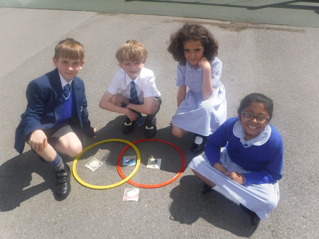 Science lesson outdoors