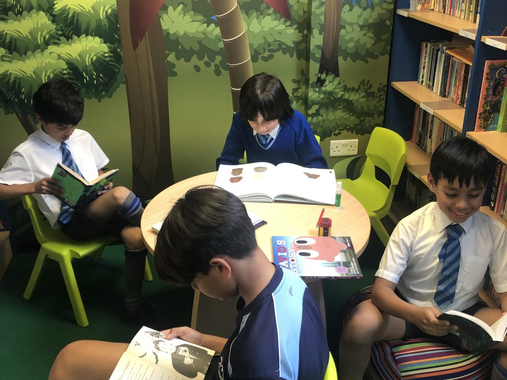 Students reading