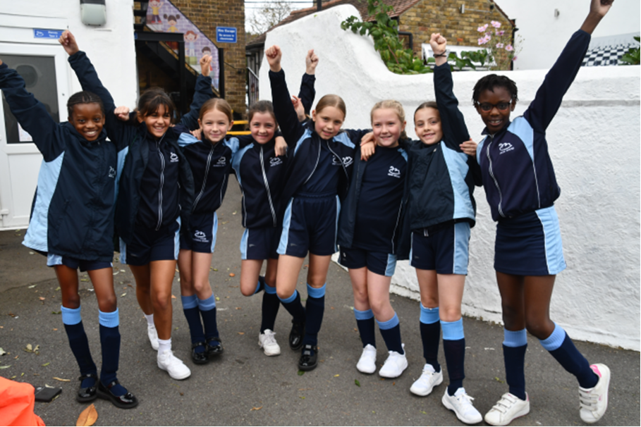 girls football team