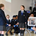 students in an anti bullying scene