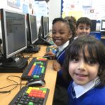 young students in IT class