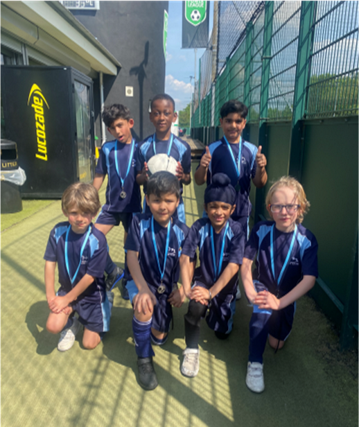 school-aged football team