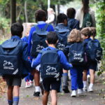 pupils on a walk