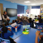 students in class