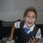 girl making oobleck